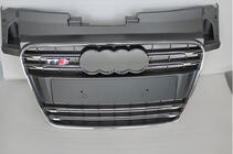 Audi TT 2006–2014 Frontgrill S-style (2008-2014, svart med krom) foto 1