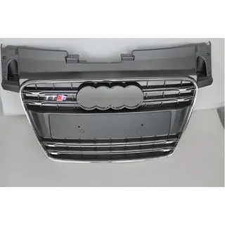 Frontgrill S-style (2008-2014, svart med krom)