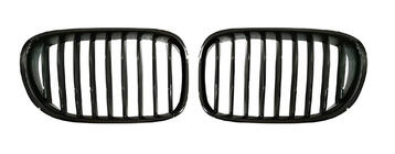 BMW 7-serien F01/F02 2008–2015 Njurgrill 1 Bar (svart högglans) foto 2