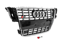 Audi A5 2007–2015 Kylargrill S-style (2007-2011, svart med krom) foto 3