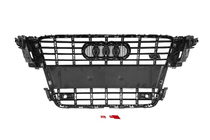 Audi A5 2007–2015 Kylargrill S-style (2007-2011, svart med krom) foto 4