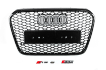 Audi A6 C7 2011–2017 Svart RS-style frontgrill (2011-2014) foto 1