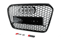 Audi A6 C7 2011–2017 Svart RS-style frontgrill (2011-2014) foto 3