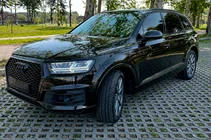Audi Q7 2015–2026 RS-style frontgrill (2015-2019, svart) foto 1