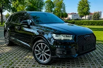 Audi Q7 2015–2026 RS-style frontgrill (2015-2019, svart) foto 5