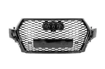 Audi Q7 2015–2026 RS-style frontgrill (2015-2019, svart) foto 2