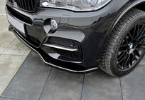 BMW X5 F15 2013–2018 Främre läppspoiler DPT V-1 (för M-Sport, blanksvart) foto 1