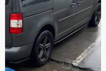 Volkswagen Caddy 2015–2020 Performance sidokjolar (svarta) foto 3