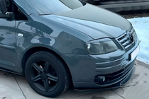 Volkswagen Caddy 2004–2010 Frontläppspoiler Niken Black (ABS) foto 1