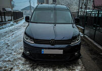 Volkswagen Caddy 2010–2015 Frontläppspoiler Niken Black (ABS) foto 2