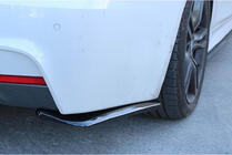 Volkswagen Caddy 2004–2010 Flap bakre stötfångarflaps DPT (ABS) (2 st) (blank svart) foto 5