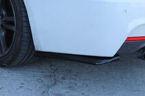Volkswagen Caddy 2004–2010 Flap bakre stötfångarflaps DPT (ABS) (2 st) (blank svart) foto 7