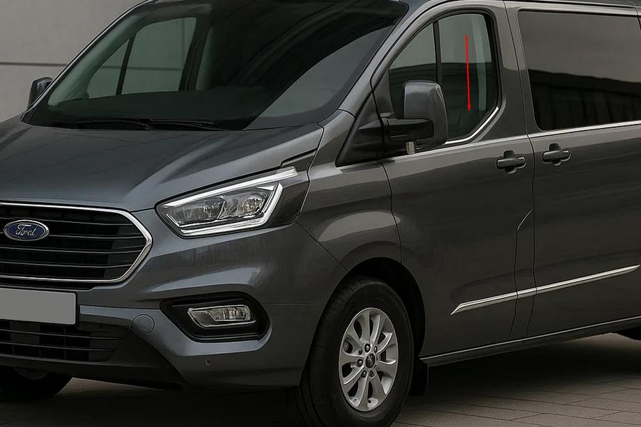 Ford Custom 2023– Fönsterlister (2 st, rostfritt stål) Image