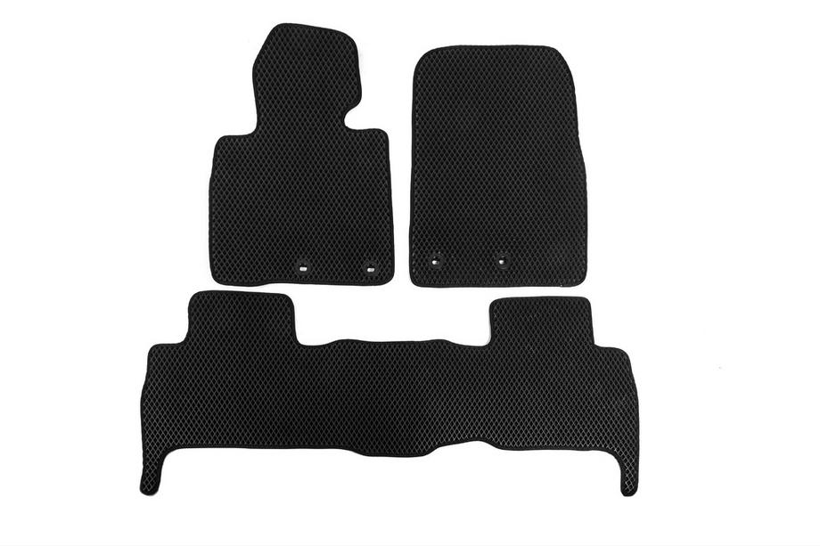 Toyota Land Cruiser 200 2007–2021 EVA V-2 polyuretan bilmattor (2012-2021, Svart) Image