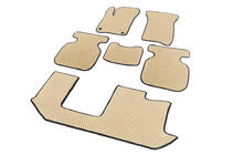 Fiat Freemont 2011–2016 EVA-mattor (3 rader, beige) foto 2