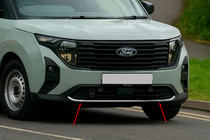 Ford Courier 2023– Kromad skyddslist för främre stötfångare (1 st, rostfritt stål) foto 3