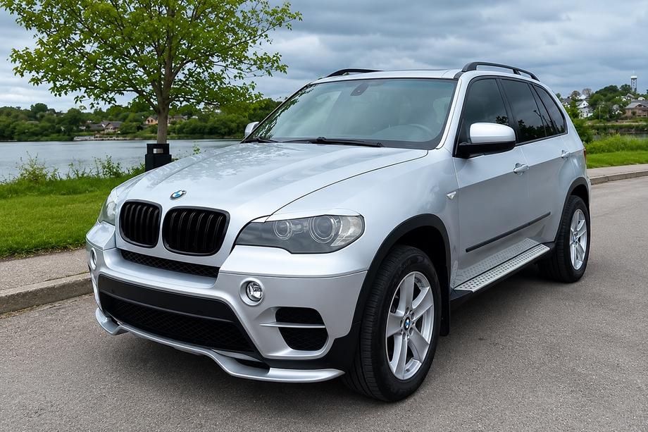 BMW X5 E70 2007–2013 Frontläpp till stötfångare (för 2010-2013 Base, för lackering) Image