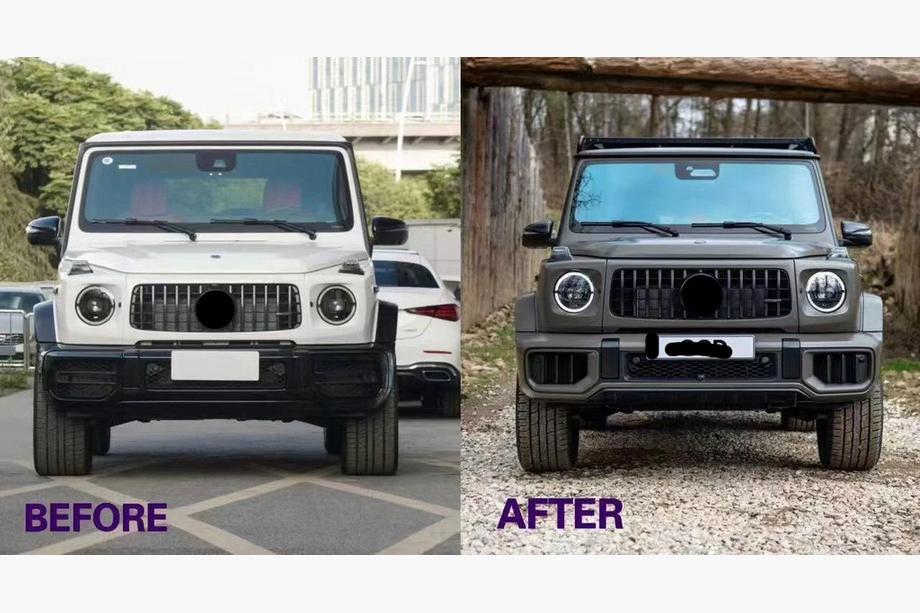 Mercedes G-Class W463 2018–2024 Facelift-kit för W465 2025 G63 Foto 2