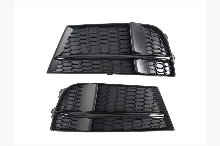 Audi A3 2012–2020 Dimljusgaller S-Style V-1 (2016-2020, 2 st, Svart) Image