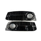 Audi A4 B8 2007–2015 Dimljusgaller RS-Style (2007-2011, 2 st, svart) foto 2