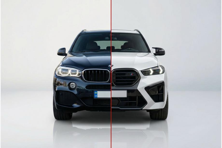 BMW X5 F15 2013–2018 Facelift-/restylingkit för X5M F95 2024 (med byte av baklucka) Image