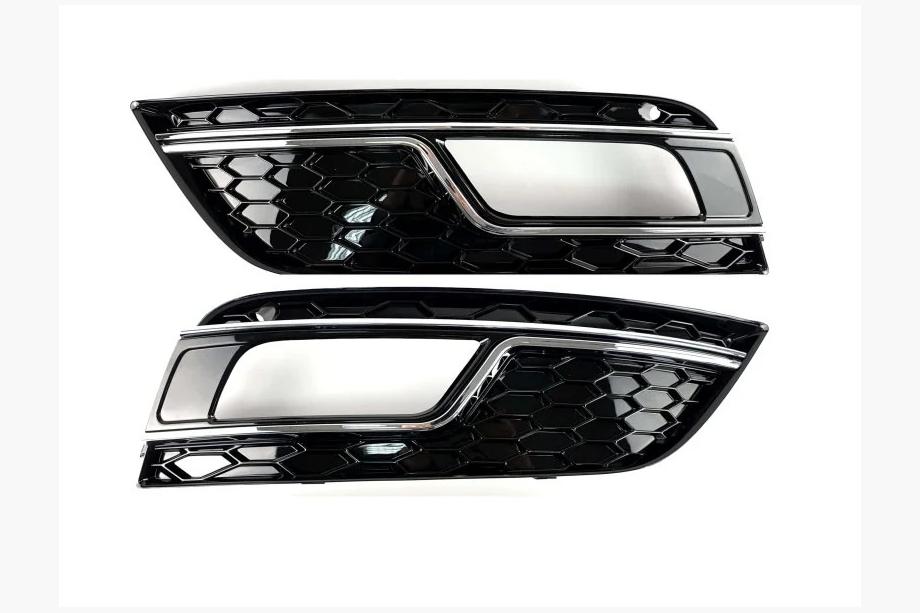 Audi A4 B8 2007–2015 Dimljusgaller RS-Style (2012-2015, 2 st, svart) Foto 2