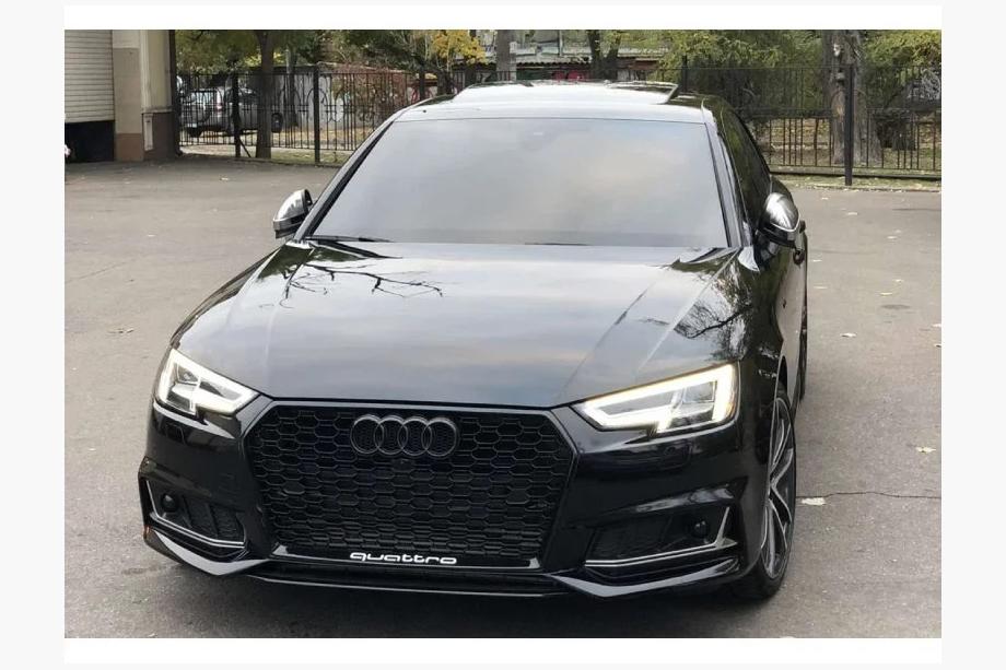 Audi A4 B9 2015–2024 Dimljusgaller med öppning RS-Style (2015-2019, 2 st, svart) Foto 2