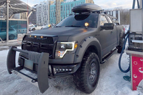 Ford F-150 2014–2021 Flakbåge Bed Rack foto 13