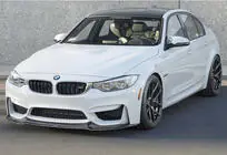 BMW 4-serie F32/F33/F36 2012–2020 Frontläpp till främre stötfångaren DPT Lip V-2 (för M4, högblank svart) foto 5