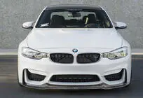 BMW 4-serie F32/F33/F36 2012–2020 Frontläpp till främre stötfångaren DPT Lip V-2 (för M4, högblank svart) foto 1