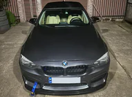 BMW 4-serie F32/F33/F36 2012–2020 Frontläpp till främre stötfångaren DPT Lip V-2 (för M4, högblank svart) foto 7