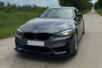 BMW 4-serie F32/F33/F36 2012–2020 Frontläpp till främre stötfångaren DPT Lip V-2 (för M4, högblank svart) foto 6