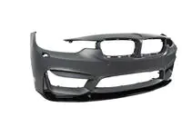 BMW 4-serie F32/F33/F36 2012–2020 Frontläpp till främre stötfångaren DPT Lip V-2 (för M4, högblank svart) foto 13