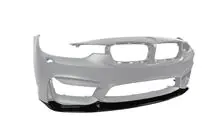 BMW 4-serie F32/F33/F36 2012–2020 Frontläpp till främre stötfångaren DPT Lip V-2 (för M4, högblank svart) foto 9