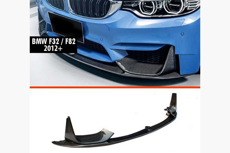 BMW 4-serie F32/F33/F36 2012–2020 DPT V-3 frontläpp (för M4, blanksvart) Image