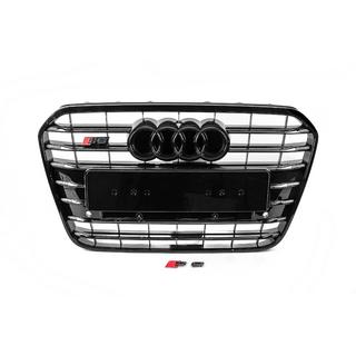 Svart frontgrill med svart ram S-style (2011-2014) foto 1