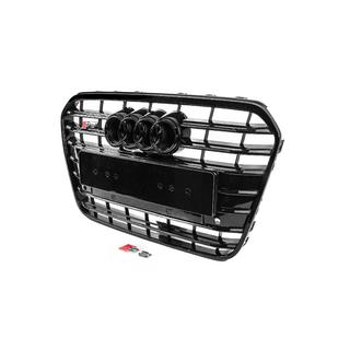 Svart frontgrill med svart ram S-style (2011-2014) foto 3