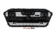 Audi A6 C8 2018–2025 Frontgrill i RS-stil (med ACC, svart) foto 4