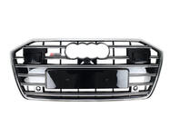 Audi A6 C8 2018–2025 Frontgrill S-style (med ACC, svart med krom) foto 1