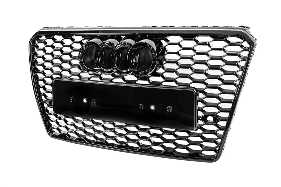 Audi A7 2010–2018 Frontgrill RS-Style (2010-2014, svart) Foto 2
