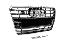 Audi A7 2010–2018 Frontgrill S-Style (2010-2014, svart med krom) foto 3