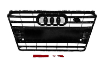 Audi A7 2010–2018 Frontgrill S-Style (2010-2014, svart med krom) foto 4