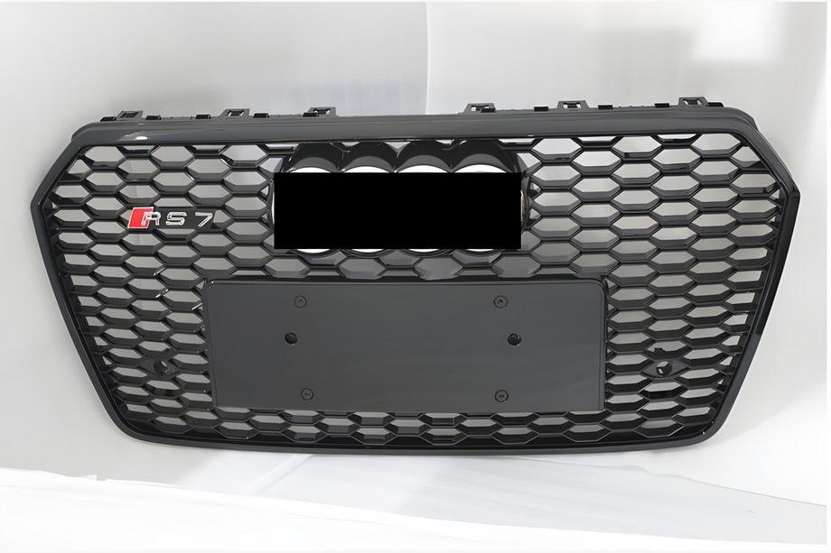 Audi A7 2010–2018 RS-Style frontgrill (2015-2018, svart) Image