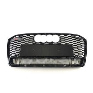 Frontgrill RS-Style med Quattro-emblem (2015-2018, svart) foto 2