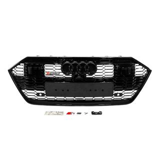 Frontgrill i RS-stil med Quattro-text (svart) foto 2