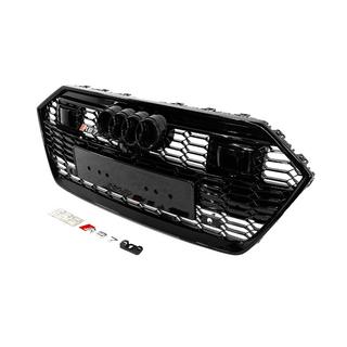 Frontgrill i RS-stil med Quattro-text (svart) foto 3