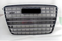 Audi A8 2010–2018 Frontgrill (2010-2013, svart med krom) foto 2
