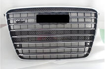 Audi A8 2010–2018 Frontgrill (2010-2013, svart med krom) foto 1