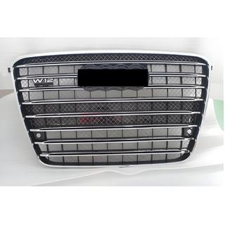 Frontgrill (2010-2013, svart med krom) Audi A8 2010–2018 foto 2