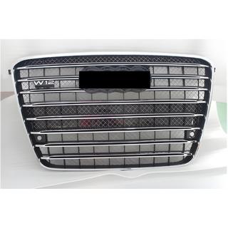 Frontgrill (2010-2013, svart med krom) Audi A8 2010–2018 foto 1
